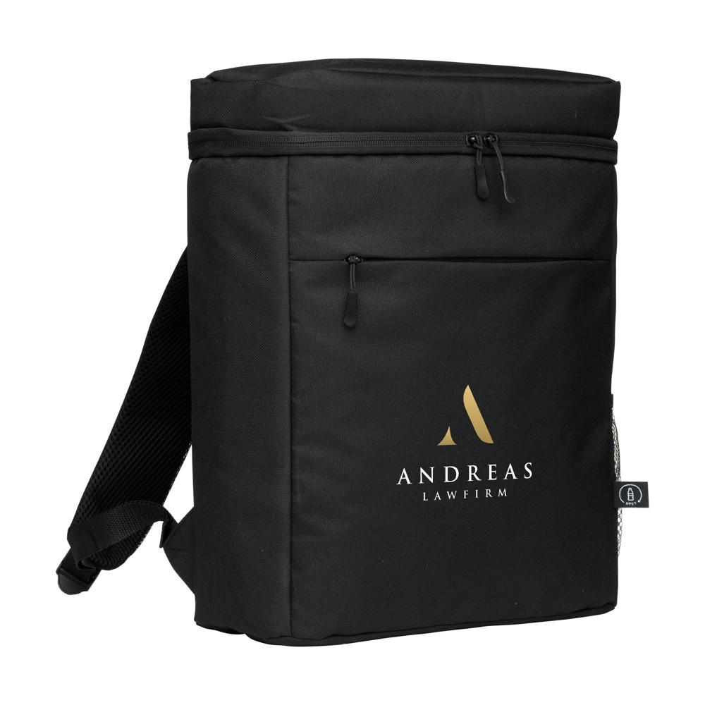 Arctica Cooler GRS Recycled Backpack Kühltasche - Schwarz
