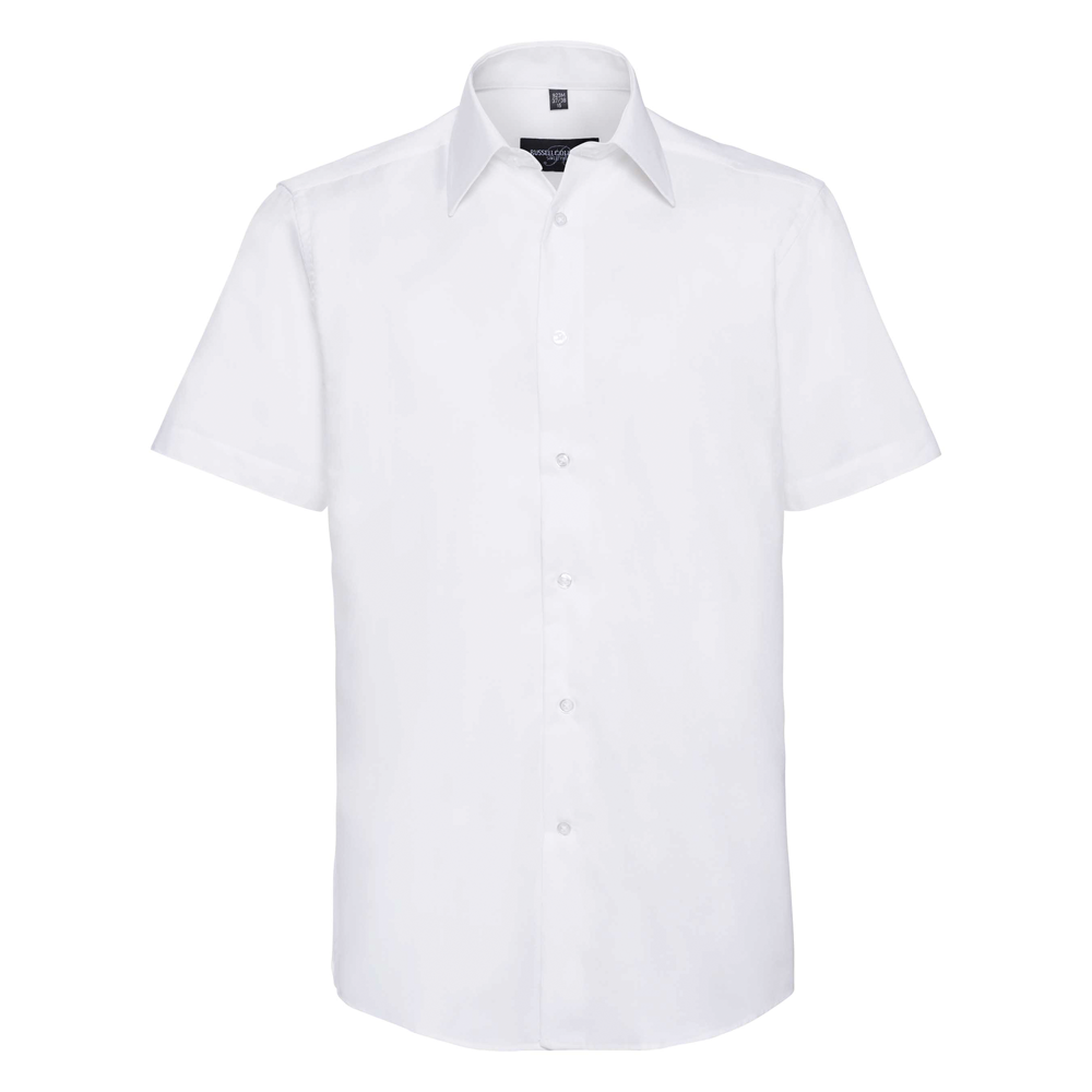 RU923M - Tailliertes Oxford Hemd -⁠ Kurzarm
