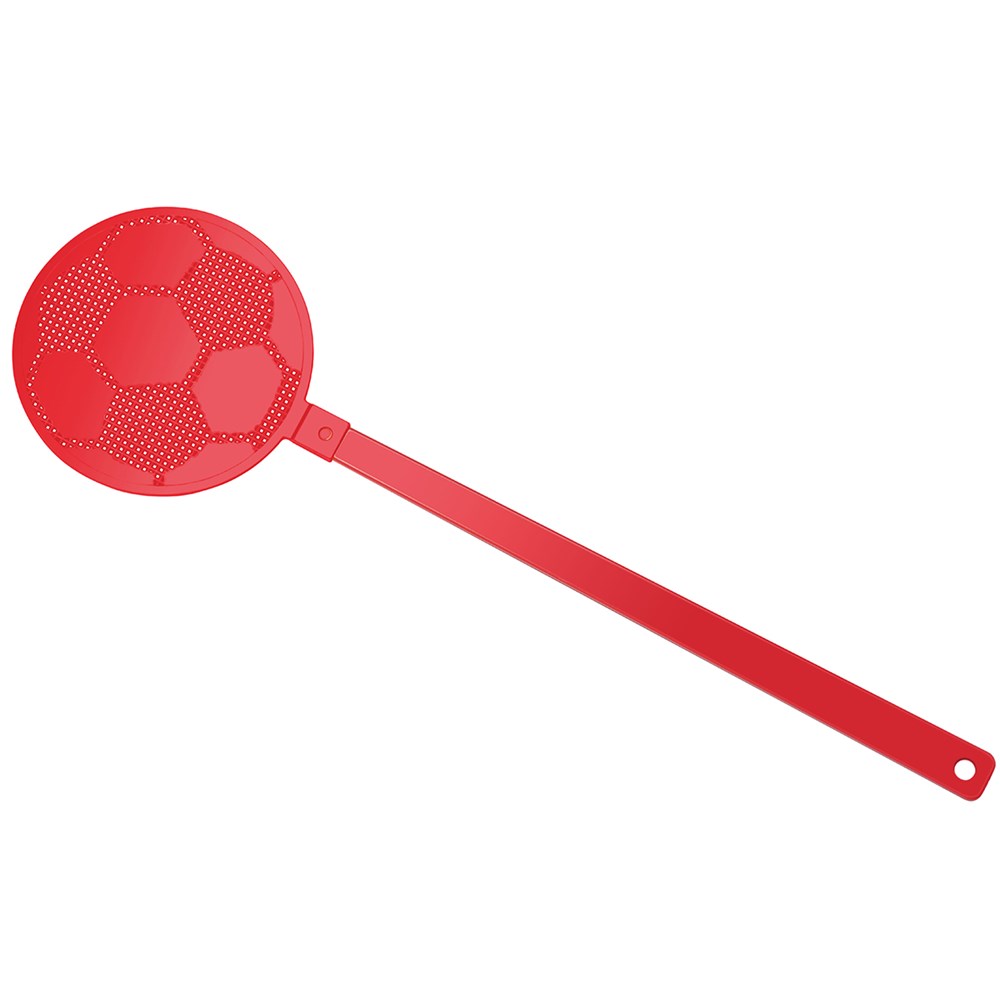 Fliegenklatsche "Fußball" - rot, rot