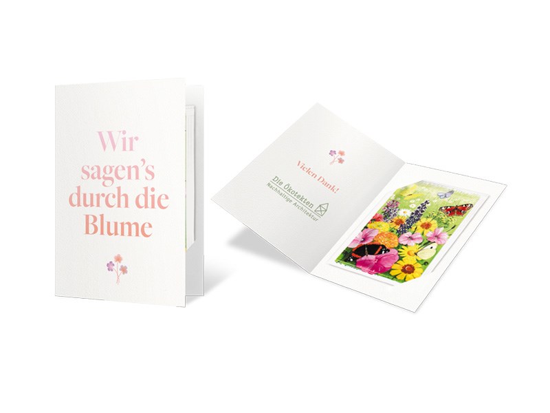 PlantCard A7 - Samenklappkarte