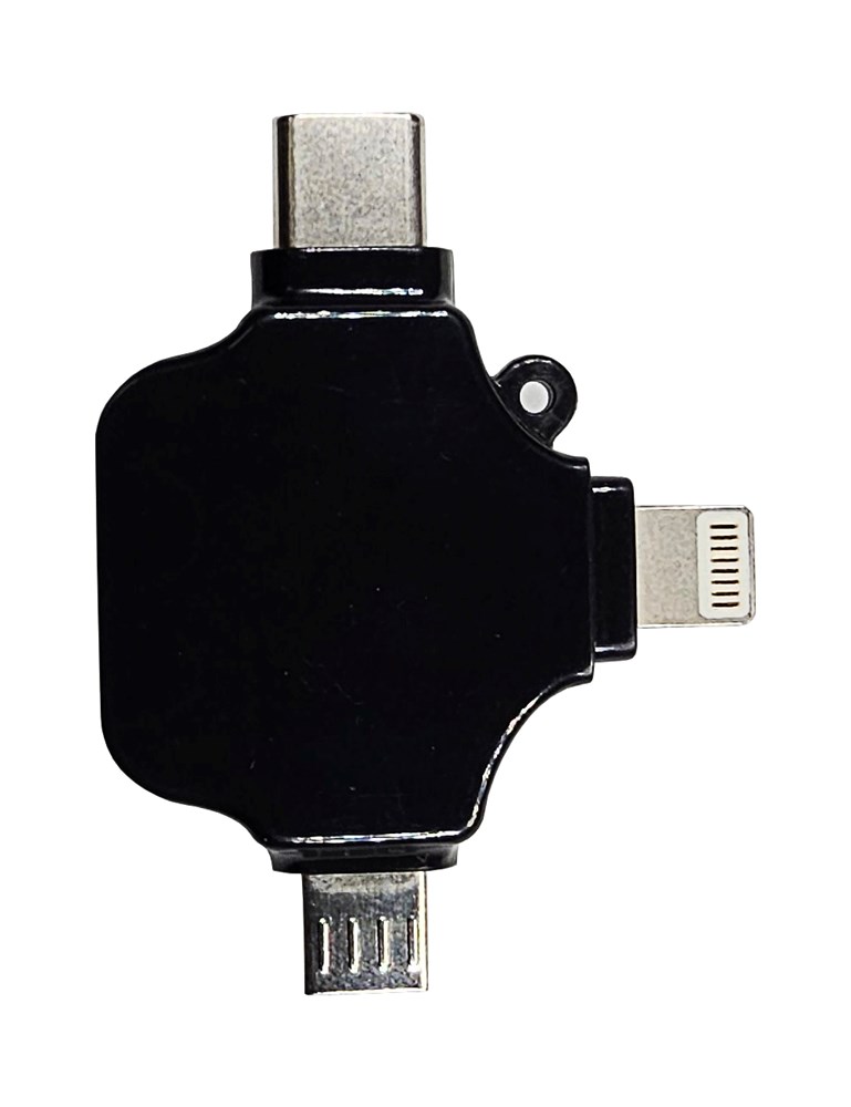 3in1 OTG Adapter USB 3.0 SchwarzSchwarz