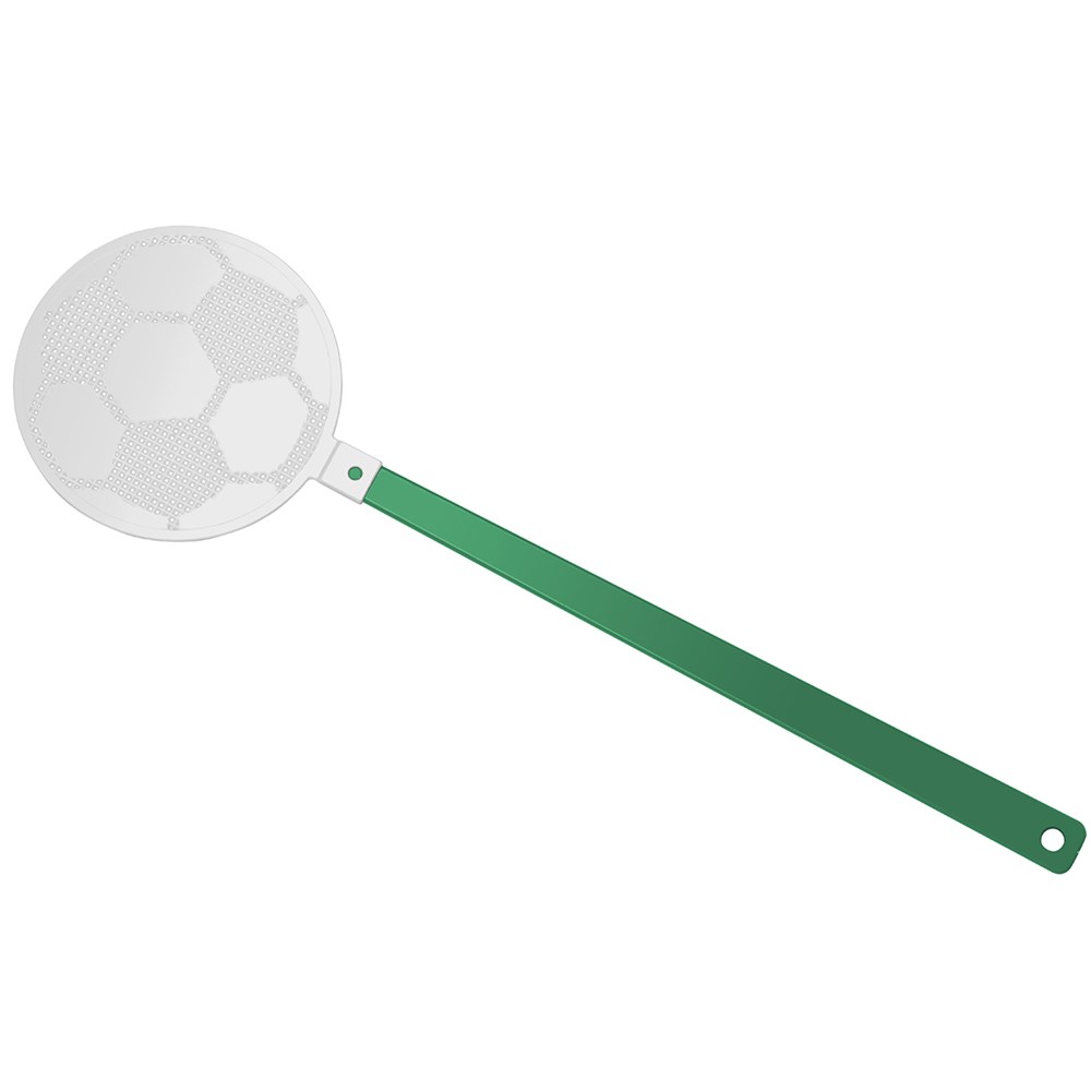 Fliegenklatsche "Fußball" - grün, weiß