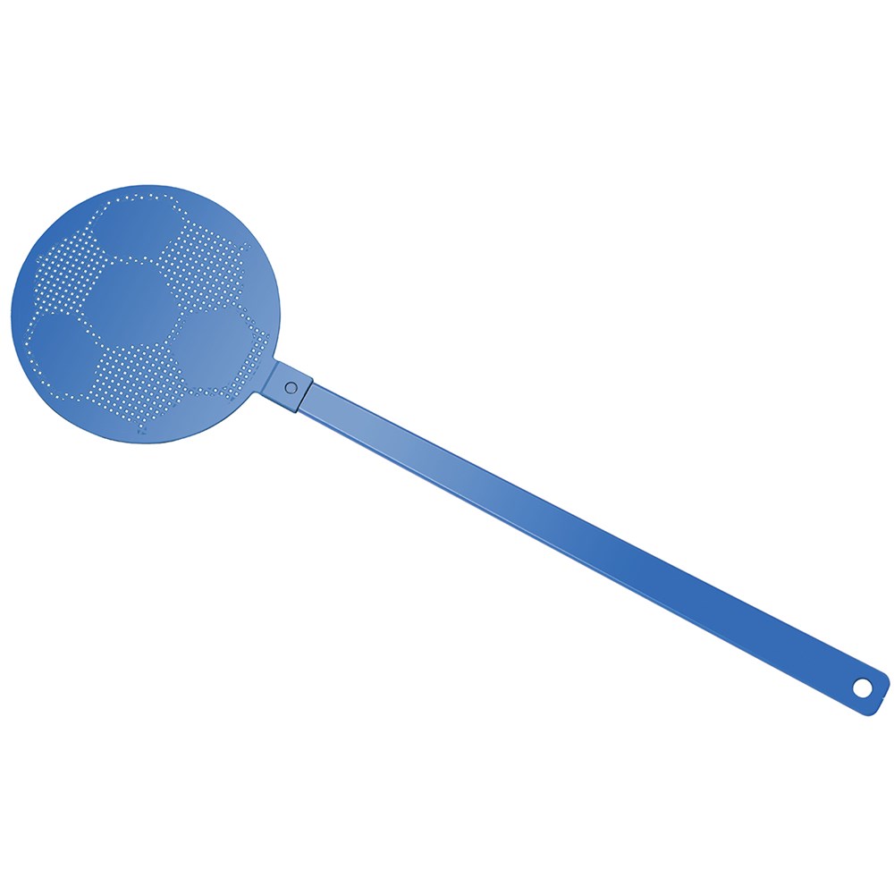 Fliegenklatsche "Fußball" - blau, blau