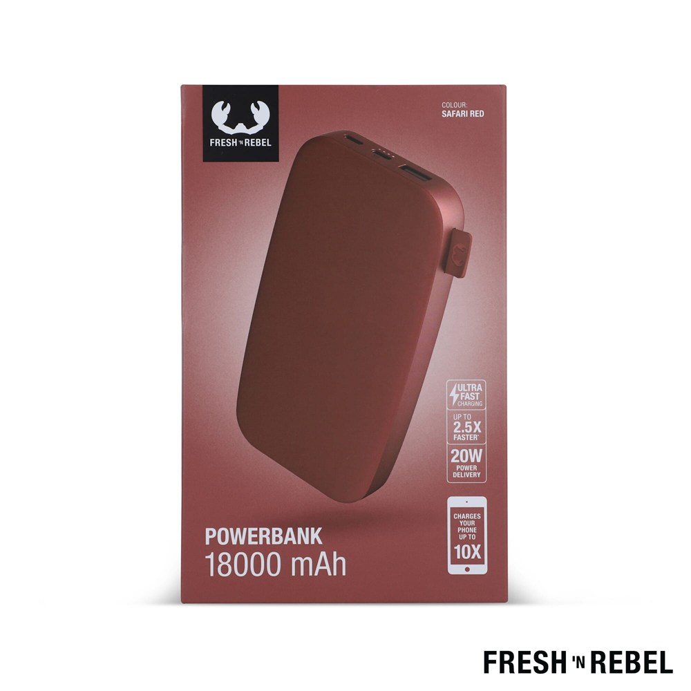 2PB18100 | Fresh 'n Rebel Powerbank 18000mAh USB-C Fast Charging 20W