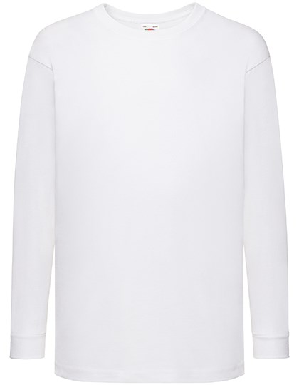 Fruit of the Loom - Kids´ Valueweight Long Sleeve T