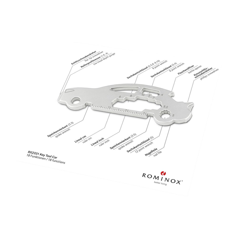 Geschenkartikel: ROMINOX® Key Tool Car/Auto (18 Funktionen) im Motiv-Mäppchen Osterhase Geschenkartikel: ROMINOX® Key Tool Car/Auto (18 Funktionen) im Motiv-Mäppchen Osterhase
