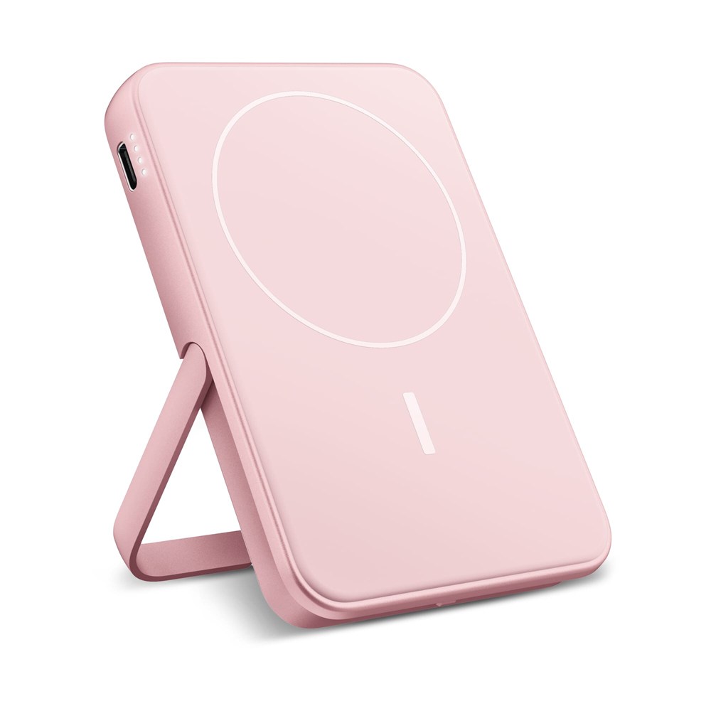 2PBM5000| Fresh 'n Rebel Kompatibel mit MagSafe MagSafe Powerbank Kabellose 5000mAh - Pastellrosa