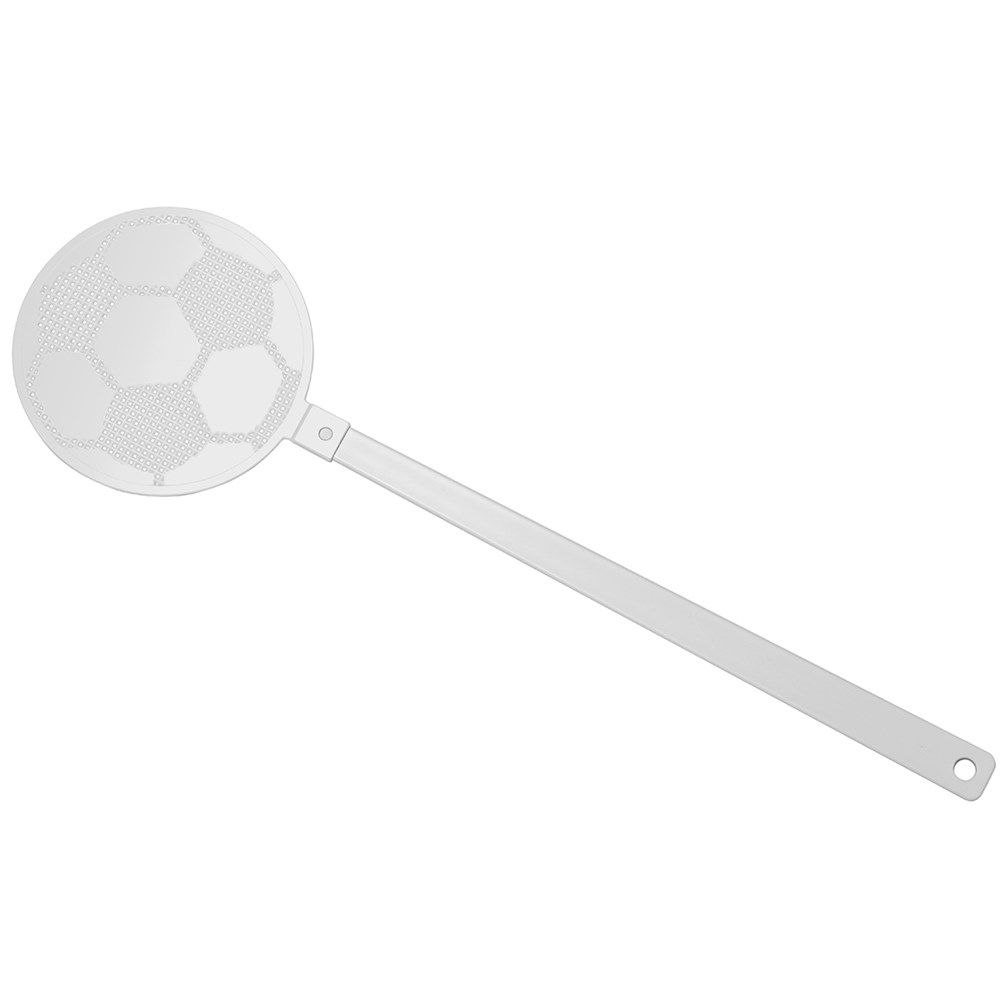 Fliegenklatsche "Fußball" - weiß, weiß