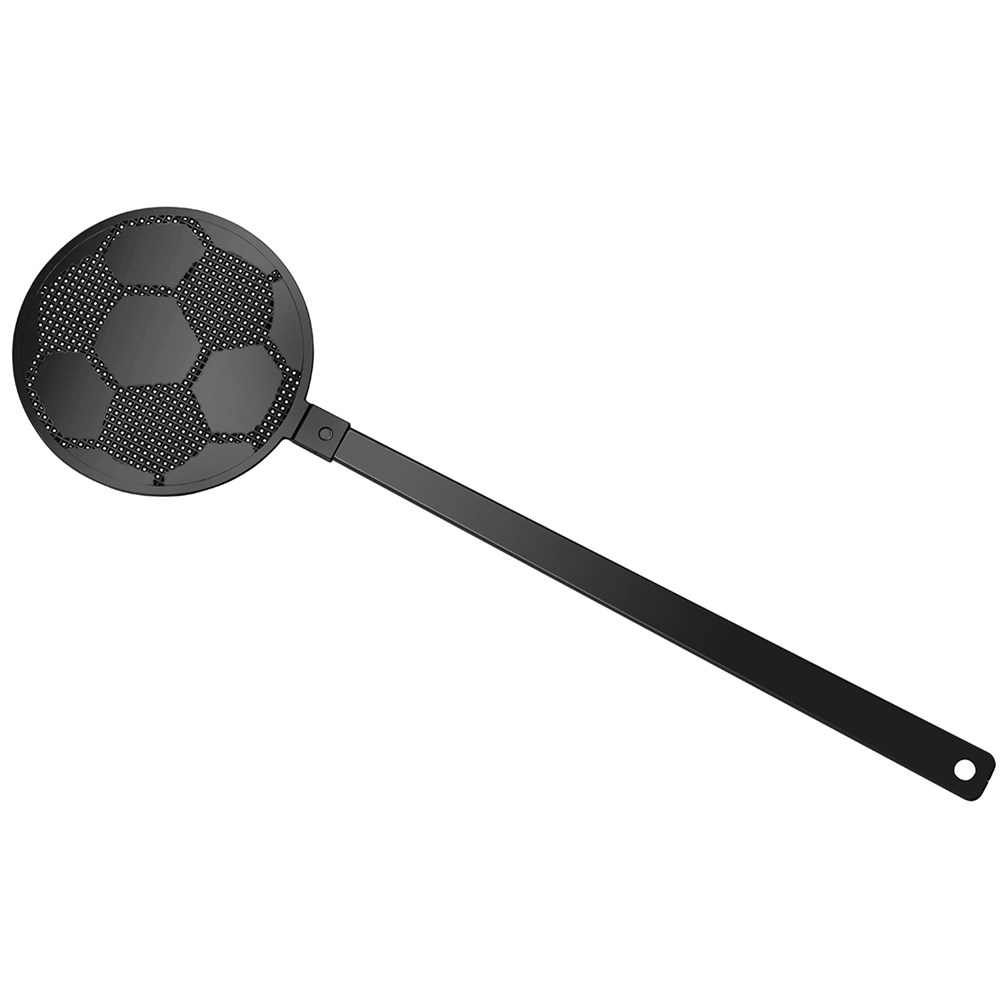 Fliegenklatsche "Fußball" - schwarz, schwarz
