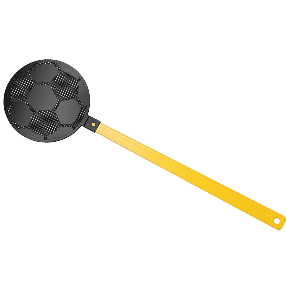Fliegenklatsche "Fußball" - gelb, schwarz
