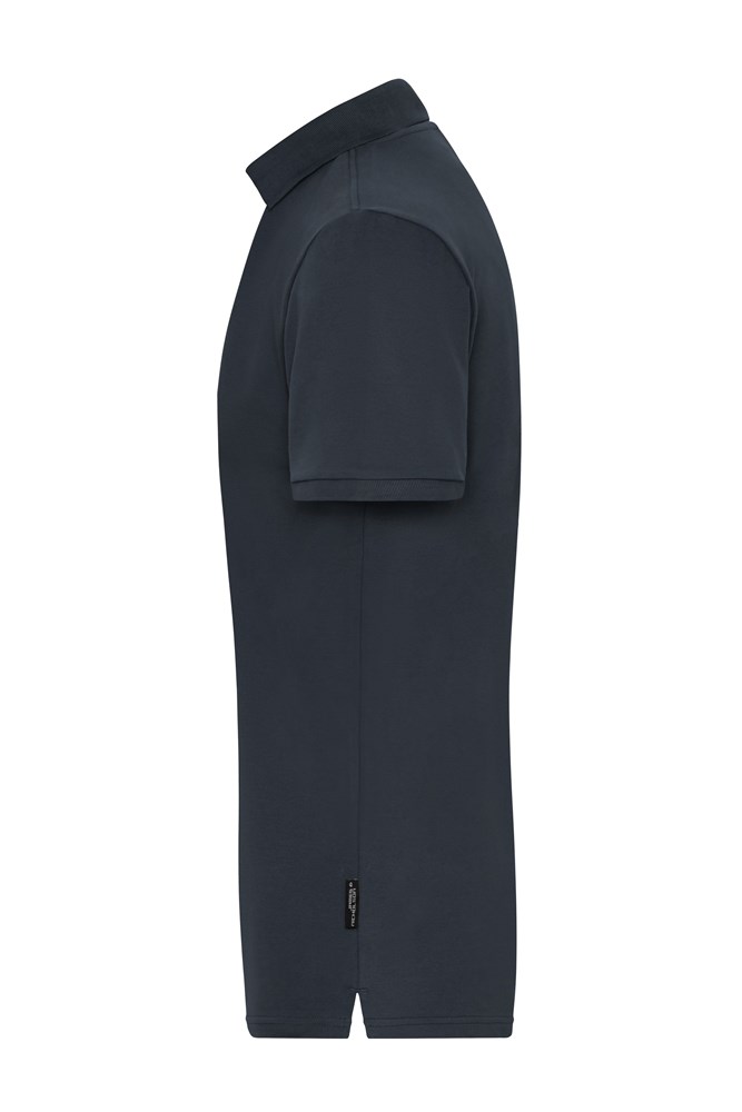 Men's ORGANIC Stretch-Polo Work - SOLID -   OCS Blended