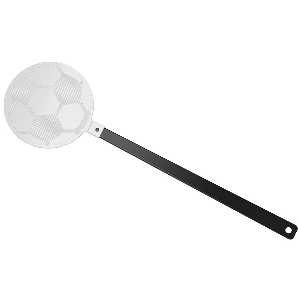 Fliegenklatsche "Fußball" - schwarz, weiß