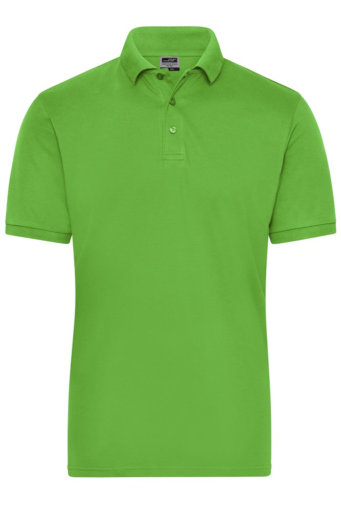 Men's ORGANIC Stretch-Polo Work - SOLID -   OCS Blended