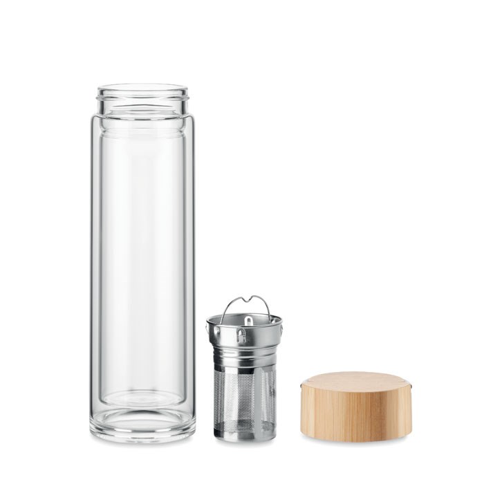 BATAMI - Trinkflasche Glas 400ml