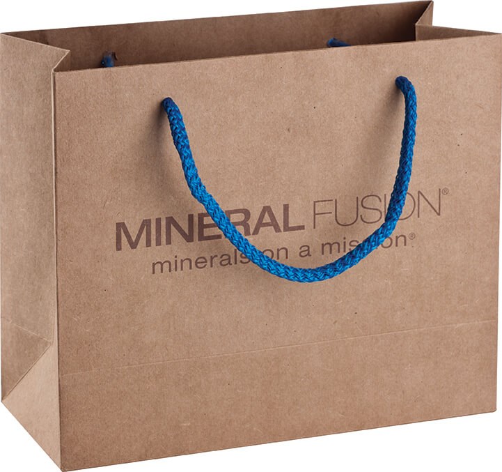 Luxus-Papiertasche  36x10x24 cm - ECO Braun Kraft
