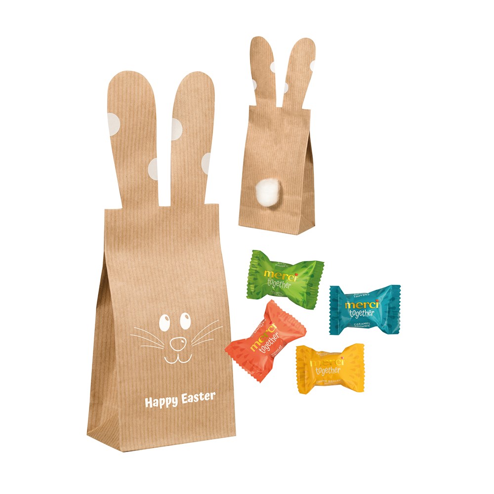 Bunny Bag Merci together