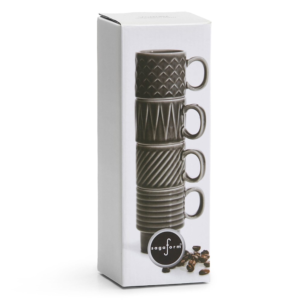Sagaform Kaffee &amp; Mehr Espressotasse 4-tlg. 100ml