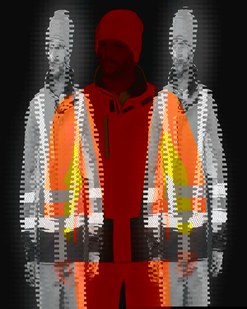 R506X - Recycelte 3-lagige Softshell-Sicherheitsjacke