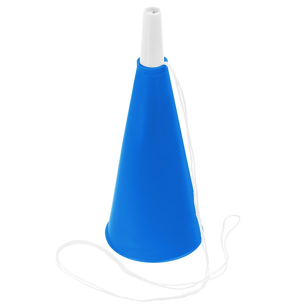 Fan-Horn - blau, weiß