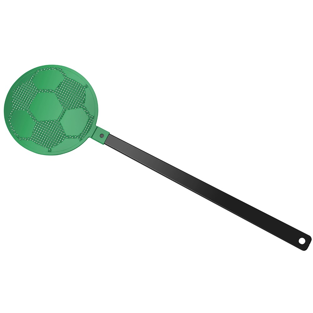 Fliegenklatsche "Fußball" - schwarz, grün