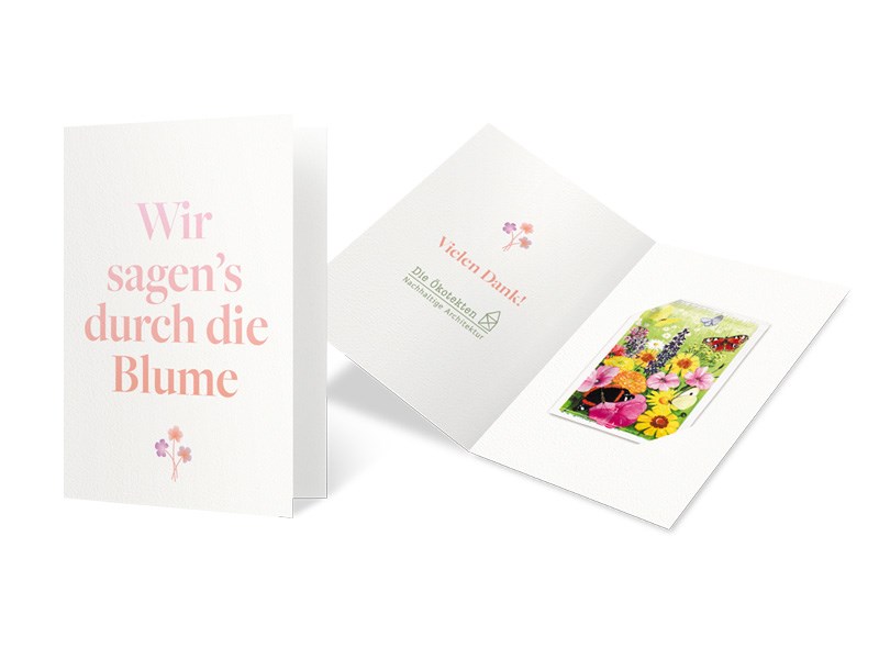 PlantCard A6 - Samenklappkarte